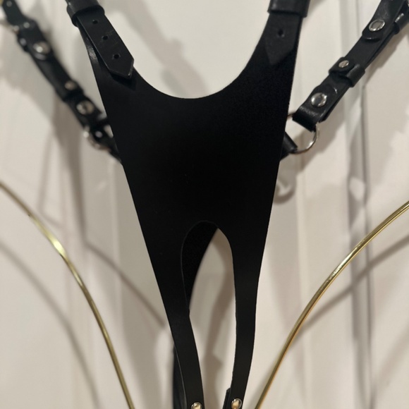 Mariemur Pamela Leather Bodysuit (S) - Picture 5 of 9